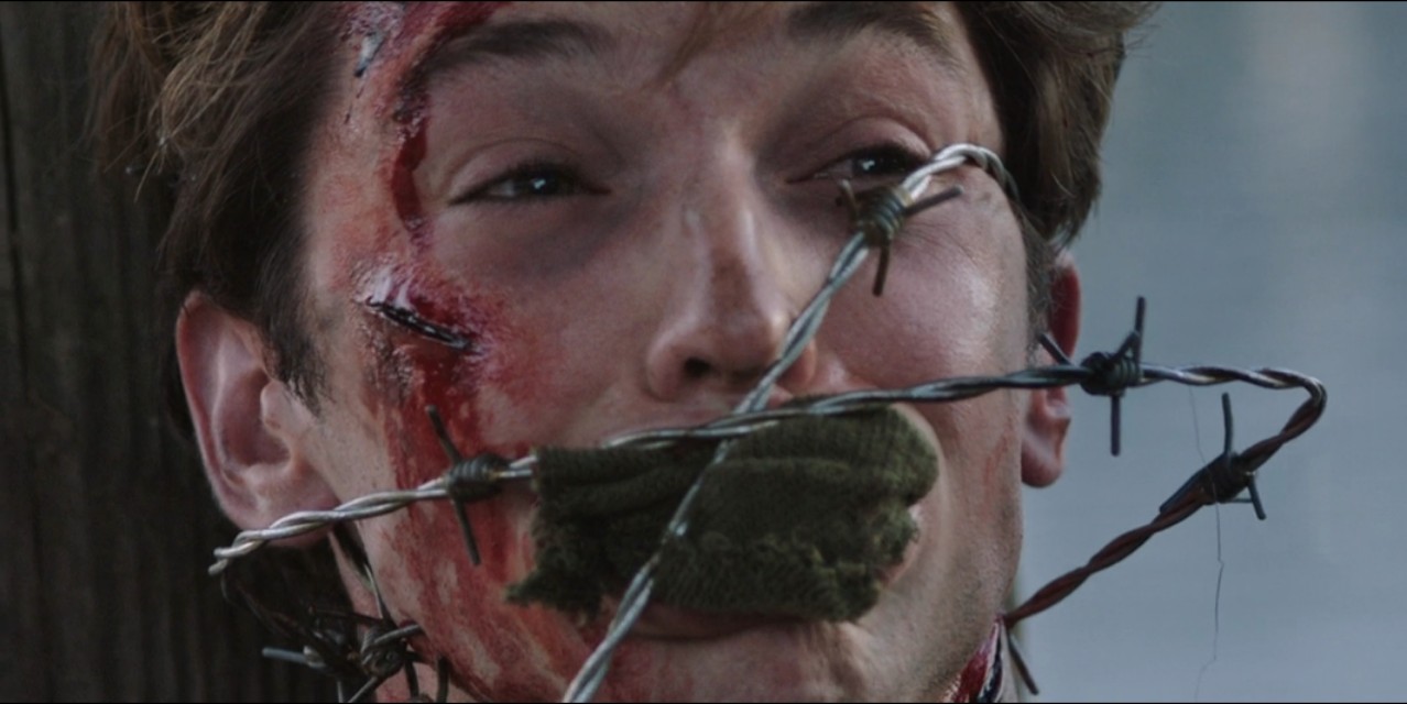 A scene from the horror movie Writers Retreat