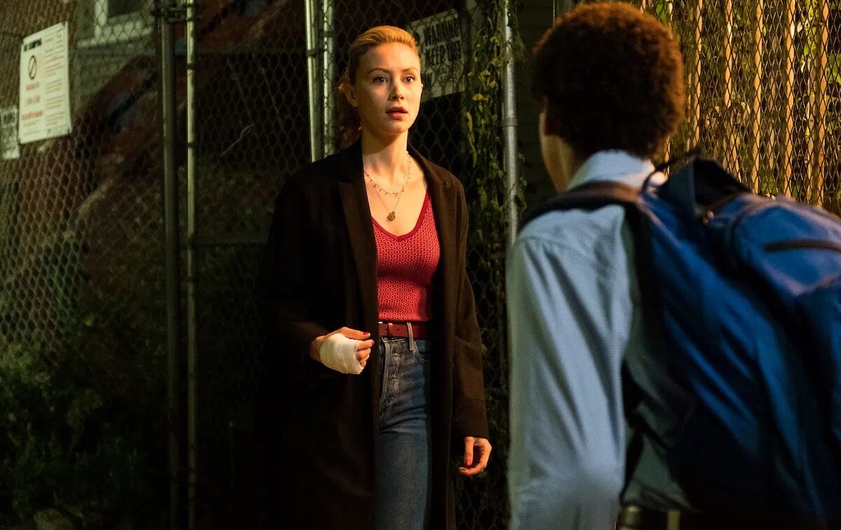 A scene from the horror move Vampires vs the Bronx