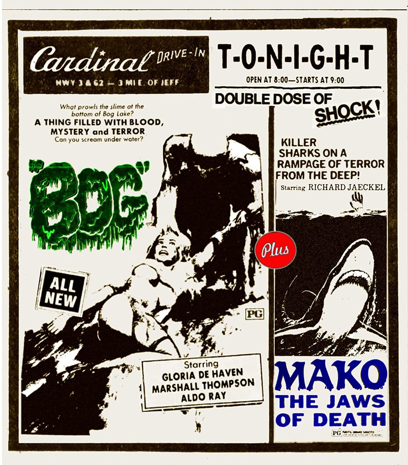 Bog/Mako: The Jaws of Death Drive-in Double Feature